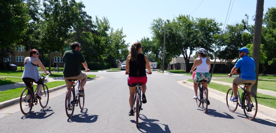 Biking with Ride OKC - photo by Dennis Spielman